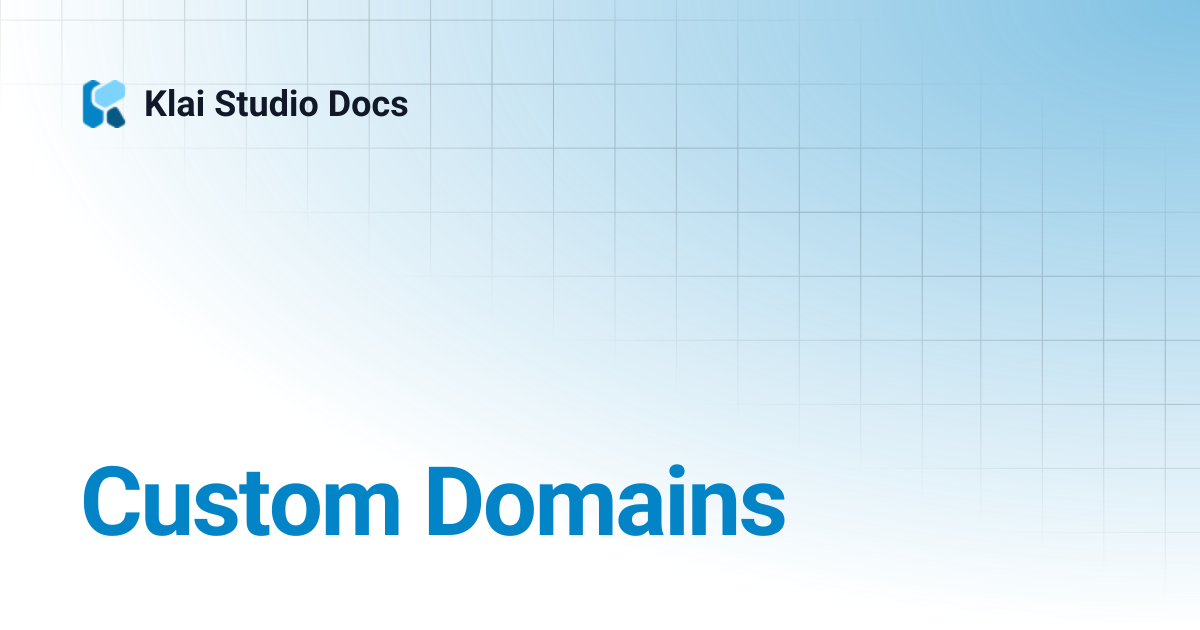Custom Domains | 1.0 dont use | FM BetterForms Docs