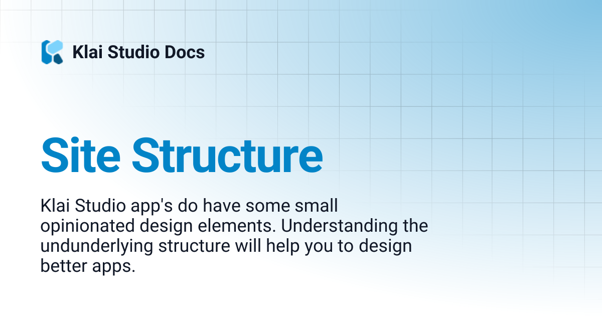 Site Structure | FM BetterForms Docs